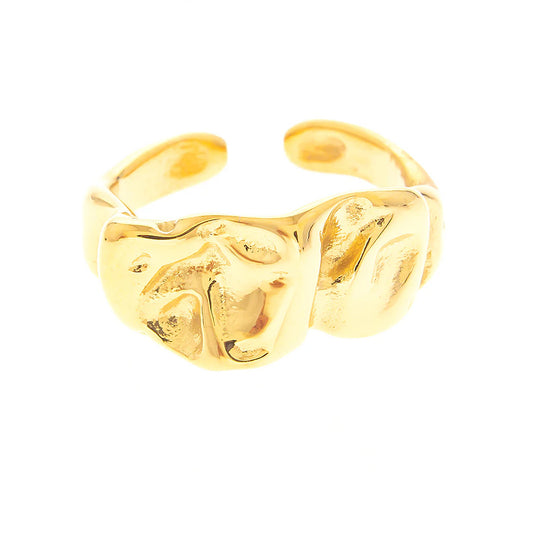 Sculptural Melt Ring