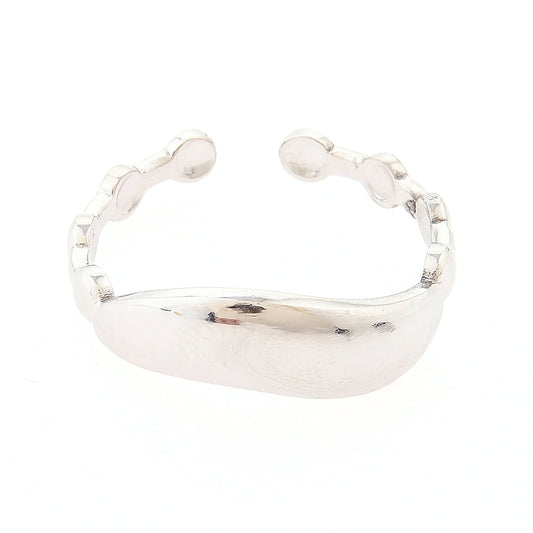 Hammered Open Circle Ring